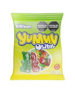 BILLIKEN YUMMY GOMITAS OSITOS FRUTALES SIN TACC X 500 GR