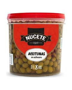 NUCETE ACEITUNAS EN SALMUERA X 8 KG N. / 5 KG E.