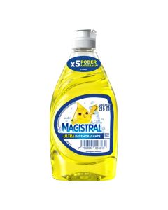 MAGISTRAL DETERGENTE MULTIUSO ULTRA DESENGRASANTE LIMON BOTELLA X 215 ML