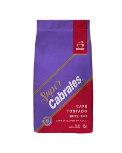 SUPERCABRALES CAFE TOSTADO MOLIDO SIN TACC D/P X 125 GR