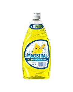 MAGISTRAL DETERGENTE MULTIUSO ULTRA DESENGRASANTE LIMON BOTELLA X 750 ML