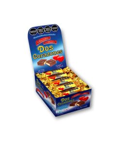 FELFORT DOS CORAZONES BOCADITO DE CHOCOLATE CON LECHE RELLENO X 26 GR