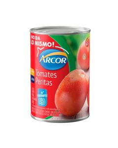 ARCOR TOMATES PERITAS ENTEROS COMUNES LATA SIN TACC X 400 GR