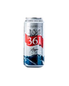 361 CERVEZA LAGER RUBIA LATA X 473 ML