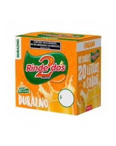 RINDE 2 JUGO S/DURAZNO 10 X 13 GR C/U