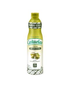 CAÑUELAS ROCIO VEGETAL OLIVA VIRGEN EXTRA AEROSOL X 150 G/187 CM