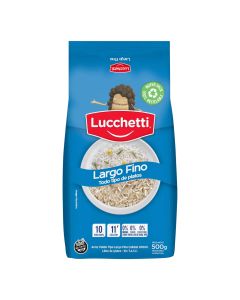 LUCCHETTI ARROZ LARGO FINO BOLSA SIN TACC  X 500 GR