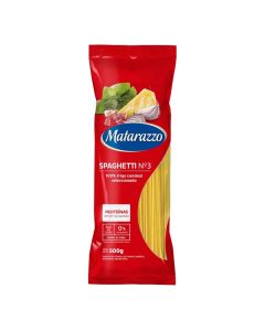 MATARAZZO FIDEOS SPAGHETTI TRIGO CANDEAL Nº3 C/PROTEINAS X 500 GR