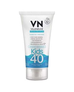 VILLENUEVE PROTECTOR SOLAR KIDS HUMEC/PROTEGE E/INVISIBLE CREMA FPS 40 X 120 ML