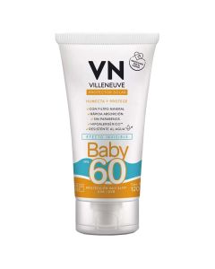 VILLENUEVE PROTECTOR SOLAR BABY HUMEC Y PROTEGE E/INVISIBLE FPS 60 CREMA X 120 ML