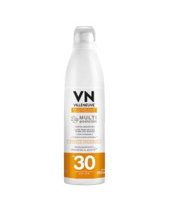 VILLENUEVE PROTECTOR SOLAR E/INVISIBLE HIPO RESIS AGUA FPS 30 SPRAY X 250 ML