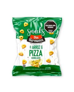 DOS HERMANOS SNACKS ARITOS D/SEM/ARROZ S/PIZZA HORNEADOS SIN TACC X 80 GR