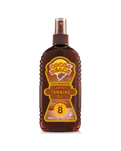 COCOA BEACH ACEITE BRONCEADOR C/ACEITE D/ZANAHORIA FPS 8 SPRAY X 250 ML