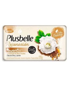 PLUSBELLE JABON D/TOCADOR RECONEXION OLEO D/CHIA Y JAZMIN VITA GLICERINA X 120 GR