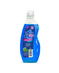 ZORRO ULTRA DETERGENTE MENTA Y ALGAS C/GLICERINA X 500 ML