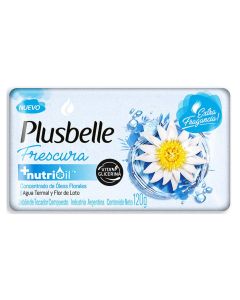 PLUSBELLE JABON D/TOCADOR FRESCURA AGUA TERMAL Y FLOR D/LOTO VITA GLICERINA X 120 GR