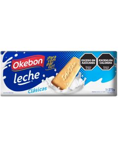OKEBON GALLETITAS DULCES CLASICAS S/VAINILLA Y LECHE X 273 GR