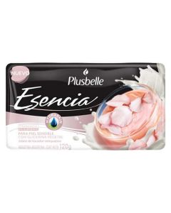 PLUSBELLE JABON D/TOCADOR ESENCIA P/PIEL SENSIBLE C/GLICERIANA VEGETAL X 120 GR