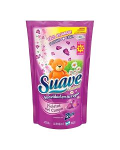 SUAVE SUAVIZANTE FEDERAL P/ROPA  VIOLETAS DEL CAMPO DOYPACK X 900 ML