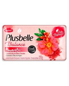 PLUSBELLE JABON D/TOCADOR BALANCE GRANADA Y OLEO D/ARGAN VITA GLICERINA X 120 GR