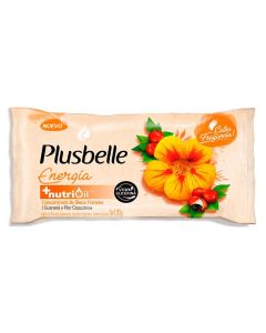 PLUSBELLE JABON D/TOCADOR ENERGIA GUARANA Y FLOR CAPUCHINA C/GLICERI VEGE 3 X 120 GR