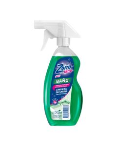 ZORRO ULTRA LIMPIADOR LIQUIDO BAÑO LIMPIEZA D/ZARRO Y RESTOS D/JABON GATILLO X 500 ML