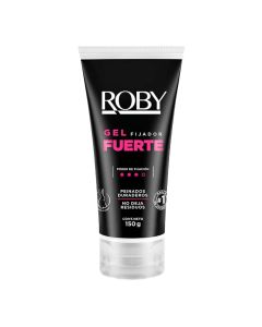 ROBY GEL FIJADOR FUERTE PEINADOS DURADEROS C/ALOE X 150 GR