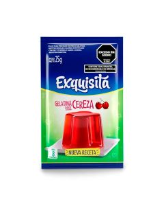 EXQUISITA GELATINA LIGHT S/CEREZA NUEVA RECETA FORTI X 25 GR