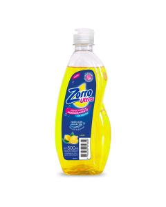 ZORRO ULTRA DETERGENTE ORIGINAL LIMON C/GLICERINA X 500 ML