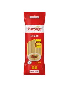 FAVORITA  FIDEOS TALLARIN COLOROREADOS C/CURCUMA FORTI X 500 GR