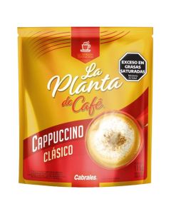 CABRALES LA PLANTA DE CAFE CAPPUCCINO CLASICO INSTANTANEO DOY PACK X 115 GR