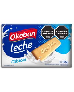 OKEBON GALLETITAS DULCES CLASICAS S/VAINILLA Y LECHE X 165 GR