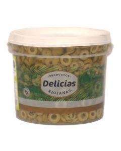 DELICIAS RIOJANAS ACEITUNAS VERDES E/RODAJAS E/SALMUERA FRASCO X  1.7 KG / 3 KG