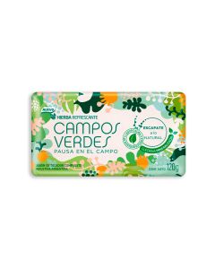 CAMPOS VERDES JABON D/TOCADOR PAUSA EN EL CAMPO C/GLICERINA X 120 GR