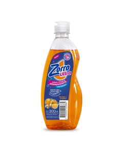 ZORRO ULTRA DETERGENTE NARANJA Y JENGIBRE C/GLICERINA X 300 ML