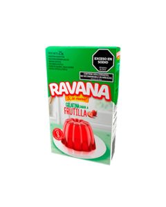 RAVANA GELATINA DIETETICA S/FRUTILLA BAJAS CALORIAS X 25 GR