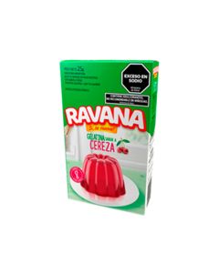 RAVANA GELATINA DIETETICA S/CEREZA BAJAS CALORIAS X 25 GR