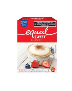 EQUAL SWEET CLASICO 200 SOBRES SIN TACC X 0.8 GR C/U