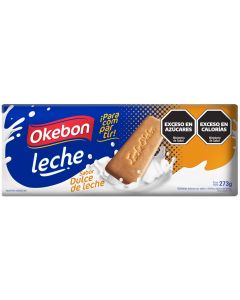 OKEBON GALLETITAS DULCES S/LECHE Y DULCE D/LECHE X 273 GR