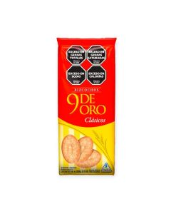 9 DE ORO BIZCOCHOS CLASICOS X 200 GRS