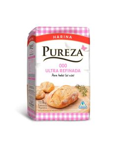 PUREZA HARINA 000 ULTRA REFINADA  X 1 KG