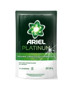 ARIEL JABON LIQUIDO PLATINUM DOY PACK X 1400 ML