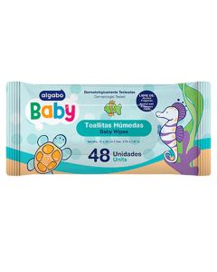 ALGABO BABY TOALLITAS HUMEDAS BABY WIPES X 48 UNI