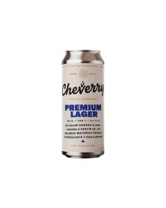 CHEVERRY CERVEZA PREMIUN LAGER LATA X 473 ML