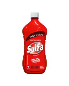 SUIZA CERA LIQUIDA TRADICIONAL ROBLE OSCURO X 850 CC