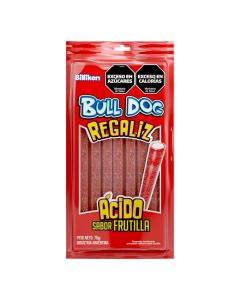 BULLDOG REGALIZ  S/FRUTILLA X 75 GR