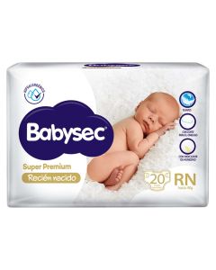 BABYSEC SUPER PREMIUM RECIEN NACIDO STANDAR X 20 UNI