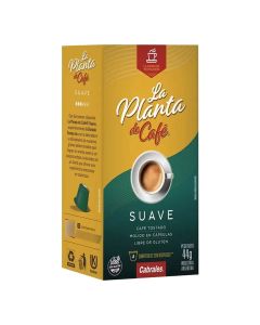 LA PLANTA DE CAFE CAPSULAS D/CAFE TOSTADO MOLIDO SUAVE SIN TACC X 8 X 5.5 GR C/U