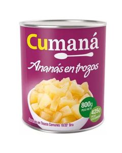 CUMANA ANANA E/TROZOS INDONESIA LATA X 800 GR