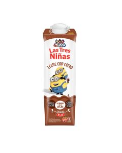 LAS TRES NIÑAS LECHE C/CACAO REDUCIDA E/LACTOSA FORTI TETRA PAK SIN TACC X 1 LT